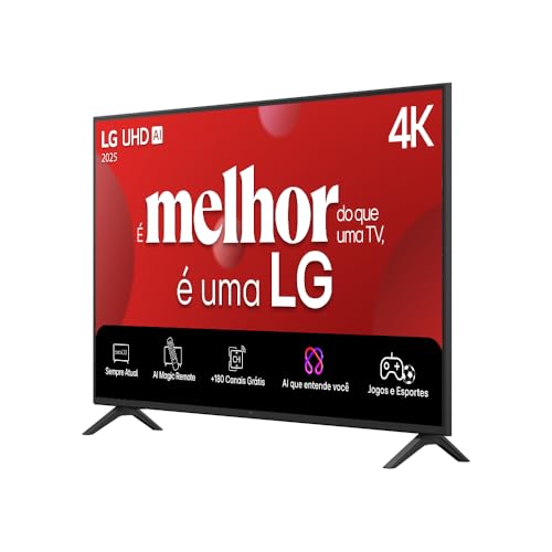 Smart TV 4K 55" LG UHD com Alexa
