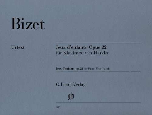 HENLE VERLAG BIZET G. - JEUX D'ENFANTS OP. 22 Klassische Noten Klavier