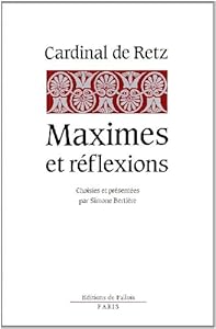 Book's Cover of Maximes et réflexions