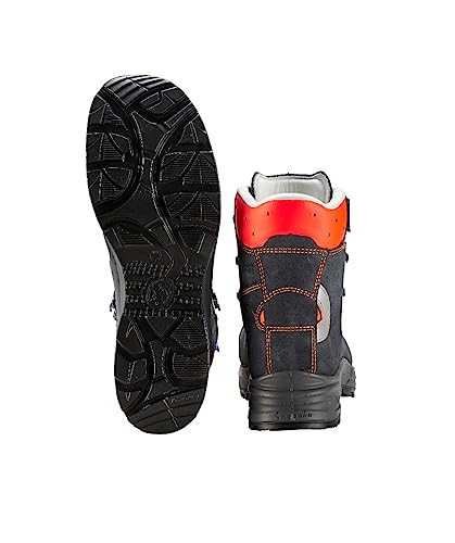 Foto von Haix KOX Protector Low 2.0 Schnittschutzstiefel, Grau/Orange, Größe 44