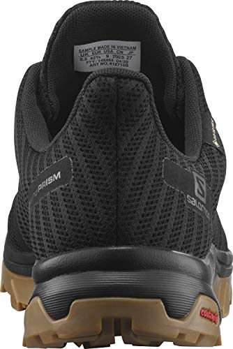 Salomon Outbound Prism Gore-Tex Hiking Boots For Men, Black/Black/Gum1A, 12 #TOP6