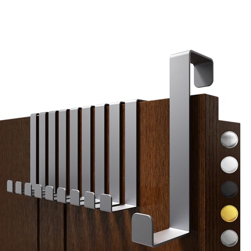 4smile Flexi Türhaken 10er Set Grau