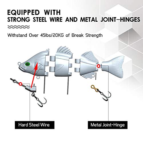 image for TRUSCEND Fishing Lures for Bass 3.9