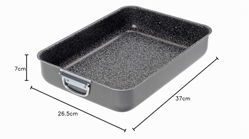 Foto von Alluflon Tradition Italien Lasagneform, Aluminium, schwarz, 35 x 25 cm