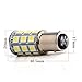 Everbrightt 10-Pack Turn Tail Signal Bulb S25 5050 1157 BAY15D White 27SMD LED Replacement Bulb for RV Camper SUV MPV Car Turn Tail Signal Bulb Brake Light Lamp Backup Lamps Bulbs High LUMS (DC-12V)