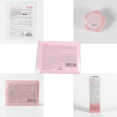 LAIKOU Sakura Set de Regalo Mujer spa Relax, 8 piezas Cuidado Personal para Mujer Regalo, Suero, Máscaras, Vela Perfumada, Sales de Baño y Bomba, Regalos para Cumpleaños Navidad San Valentin - imagen 10
