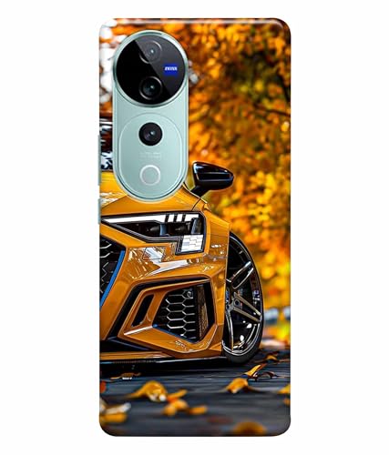 Image of Racing Car Rider Printed Hard Back Case Cover & Compatible for Vivo V40 | Vivo V40 Pro | T3 Ultra 5G (Multicolor) - D1815