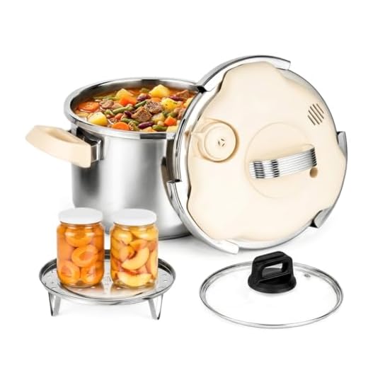 Versatile 6 Quart Stainless Steel Pressure Cooker