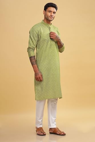 Image of BE ACTIVE Cotton | Traditional and Elegant Look | Indian Kurta for Men | Full Sleeve Kurta