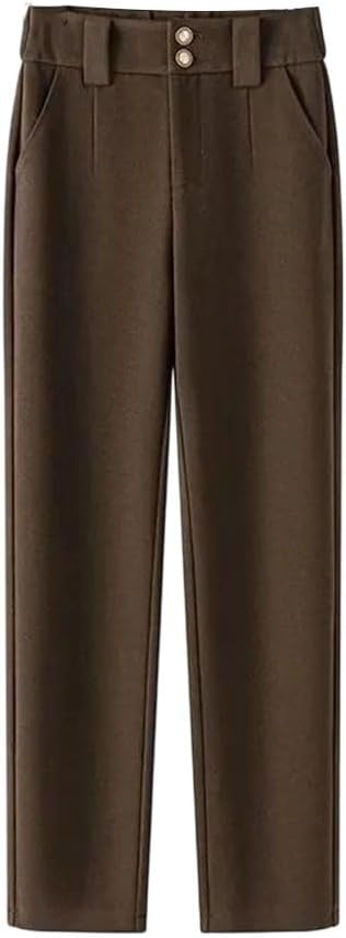 Women's Thick High-Waisted Casual Elastic Wide-Leg Pants