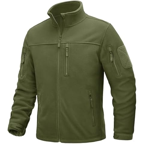 TACVASEN Men's Winter Outdoor Fleece Jacket Cover