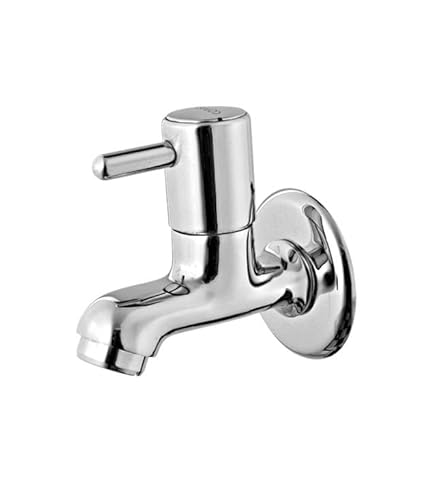 THOISEWELT Kitchen Sink Bib Cock Tap Mouth Operating Brass Material Chrome Finish (SW-48-115)