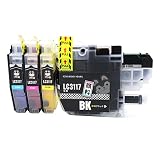 こまもの本舗 ブラザー対応インク LC3117-4PK 互換インク ブラック(顔料)、シアン(顔料)、マゼンタ(顔料)、イエロー(顔料) ISO認証工場製造 【対応機種】 ／ MFC-J5630CDW ／ MFC-J6580CDW ／ MFC-J6583CDW ／ MFC-J6980CDW ／ MFC-J6983CDW ／ 顔料4色セット