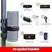 HomeMount Portable Speaker Mount for Golf Cart Accessories - Adjustable Strap Fits Bluetooth Wireless Speaker Strap Attachment to Heater/Beach Umbrella/Boat
