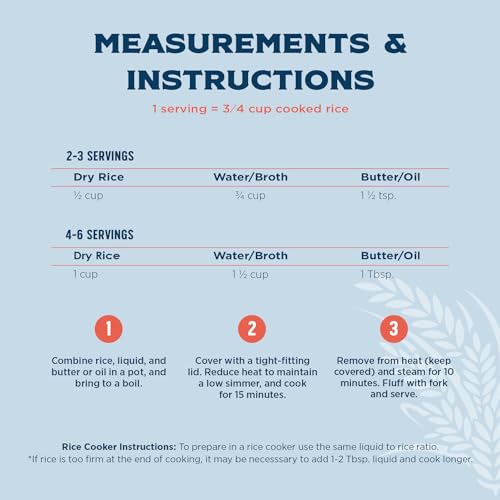 Lundberg Jasmine Rice, Long Grain White Rice - Non-Sticky, FluffyAromatic Rice, Sustainably Grown in California, Pantry Staples, Chip Clip Included, 32 Oz