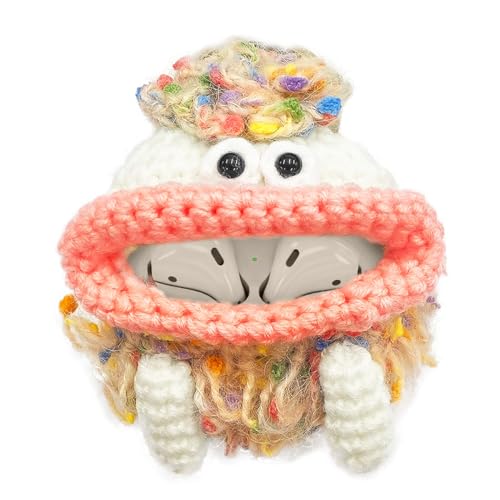 [macaroni edge] �}�J���j�G�b�W AirPods Case �ю��̃}�X�R�b�g �G�A�|�b�Y �P�[�X �n���h���C�h ���� ���[ �؍��G�� (���W���R�s���N)