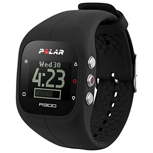 Polar A300 HR - Pulsómetro de entrenamiento, con sensor de ritmo cardíaco H7 HR, color negro