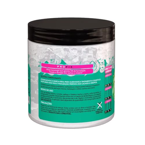 Salon Line, Gelatina Capilar, ToDeCacho, Babosa, Volume e Hidratação, Vegana - Cabelos Ondulados, Ca