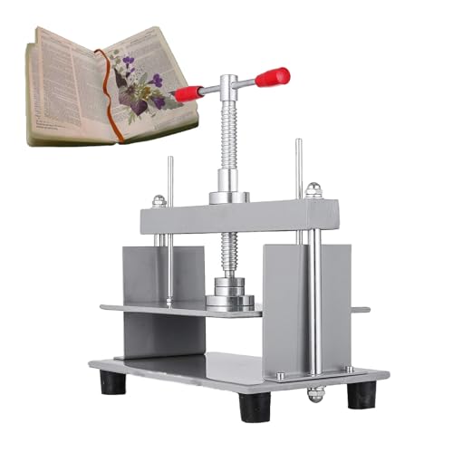 Prensa de encuadernación para fabricación de papel, máquina de prensado de papel plano de acero para cortar fotos, vales, cheques, folletos, tamaño A3