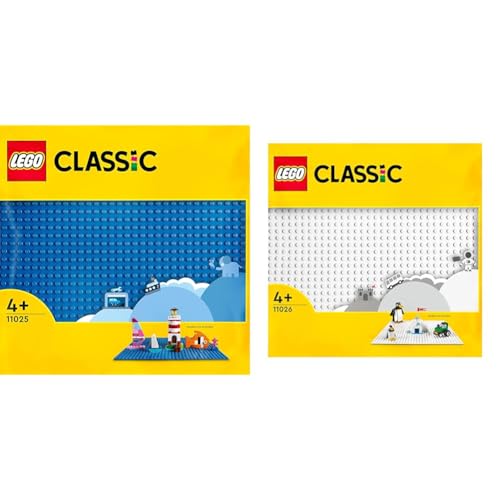LEGO 11026 Classic La Plaque De Construction Blanche 32x32, Plaque de Construction, Assemblage &...