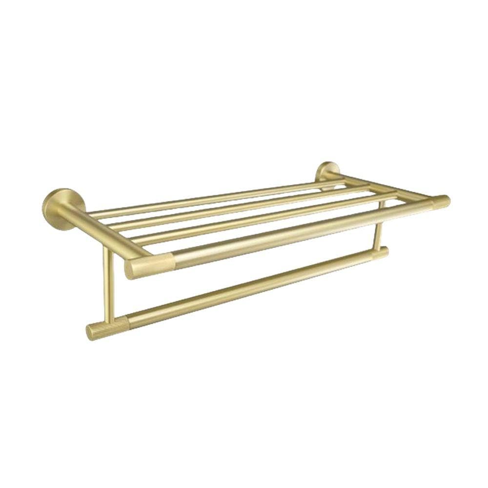 Ensemble de salle de bain or brossé en acier inoxydable haut de gamme