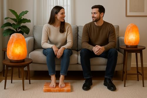 Black Tai Salt Co. Himalayan Salt Lamp 40–50 lbs with On/Off Cord – Extra Large Hand-Carved Natural Pink Rock Salt Lamp