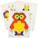 Learning Advantage Pattern Block Activity Cards - Set of 20 - Early Geometry For Kids - Teach Creativity, Sequencing and Patterning