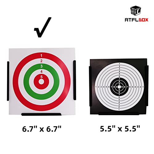 Atflbox 6.7 Inch Bb Gun Trap With 20Pcs Paper Target Bullet Catcher Shooting Target For Airsoft, Pellet, Rifle #TOP5