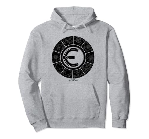 Sweat à capuche Marvel Eternals avec écusson brodé en coton premium