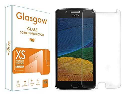 Glasgow Screen Protector for Motorola Moto G5 [Tempered Glass Guard] [Gorilla] Easy Installation [Anti FingerPrint] (B082HS29NJ) Amazon Price History, Amazon Price Tracker