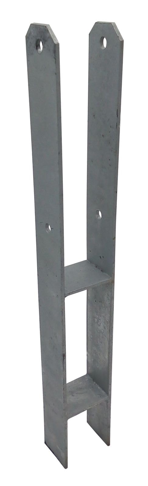 BURI 6 sztuk kotwy H wspornik słupka ocynkowany ogniowo 71 mm x 600 mm wspornik H kotwa słupkowa