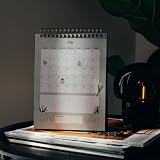 Kokonote Desk Calendar 2026 - Self Care Club Calendar 2026 Month To View | Monthly Desk Planner, Desktop Gifts Under 15 Pounds | Cute Gifts For Friends