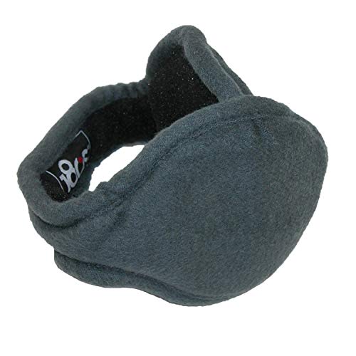 180s Chesterfield Wool Wrap Around Earmuffs, Light Grey