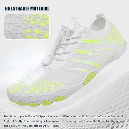 Image of Hike Barefoot Shoes Womens Men,Unisex Barefoot Water Shoes Breathable, Anti-Slip Hiking Footwear for Athletic Wide Toe Shoe Footwear for Hiking, Walking, Running, Yoga, and Water Sports