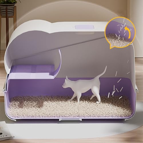 Arenero para gatos extra grande con tapa y pala miniatura 4