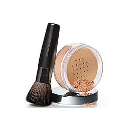 Mary Kay Mineral Powder Foundation + Brush Bronze 3