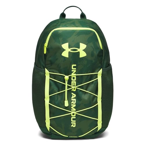 Under Armour Unisex Hustle Sport 6.0 Backpack, (301) Forest Green/Forest Green/Green Citrine, One Size Fits Most