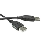CableWholesale 3-Feet USB 2.0 Type A Male to Type A Male Cable, Black (10U2-02103BK)
