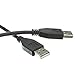 CableWholesale 3-Feet USB 2.0 Type A Male to Type A Male Cable, Black (10U2-02103BK)