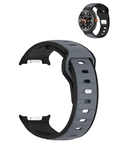 Image of Bands for Samsung Watch 8 Smartwatch,Sport quick-release Silicone Band for Samsung Watch 8,Soft Lightweight & Ventilated Comfort Replacement Smartwatch Strap,Adjustable Wristband