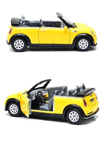 Kinsmart Mini Cooper S Convertible 1/28 Jaune