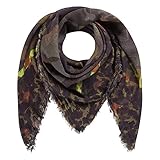 Wärmend CODELLO Damen Tuch, Halstuch, Wärmend  Military- Design  75% Wolle, 25% Modal  120 x 120 cm