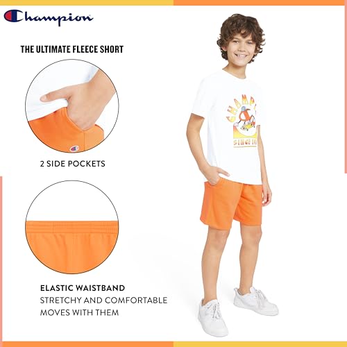 Image of Champion Boys 2 Piece Short Sleeve Shirt and Mesh Shorts Sets