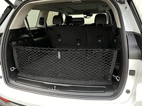 Envelope Style Mesh Trunk Cargo Net For Jeep Grand Cherokee L 7 Seats 2021-2023 - Trunk Organizers And Storage - Vehicle Carrier Organizer For Jeep Grand Cherokee 4Xe L - Long #TOP4