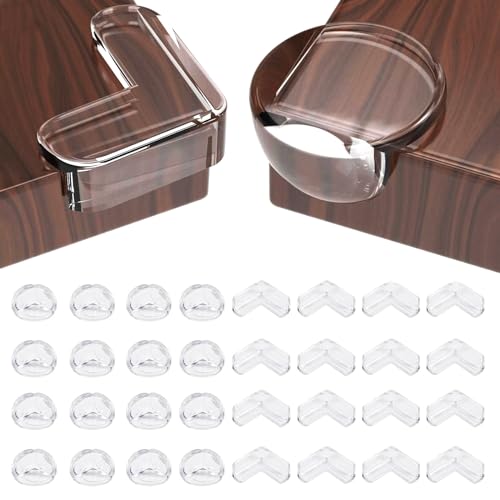 Kantenschutz Baby, 32 Stück Eckenschutz Baby Selbstklebend Silikon...