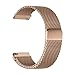 Milanese Loop for Garmin Venu 3S 2S/Vivoactive 4S/Forerunner 265S 255S Watch Band Women,18mm Stainless Steel Metal Mesh Magnetic Strap Quick Release Replacement Wristband for Huawei Watch Gt 5/4 41mm