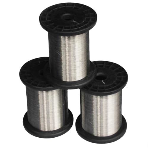 Alambre de titanio de alta pureza Ti≥99.99%, hilo de titanio para experimentos científicos, 10 metros de largo, diámetro opcional de 0.05 a 8 mm (Φ 0.2mm) miniatura 3