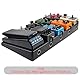 Sunydog RPB-1BK Großes Gitarren-Effekt-Pedalboard Robustes PE-Kunststoff-Gitarren-Pedalboard-Gehäuse mit Klebeband Gitarrenpedal-Zubehör
