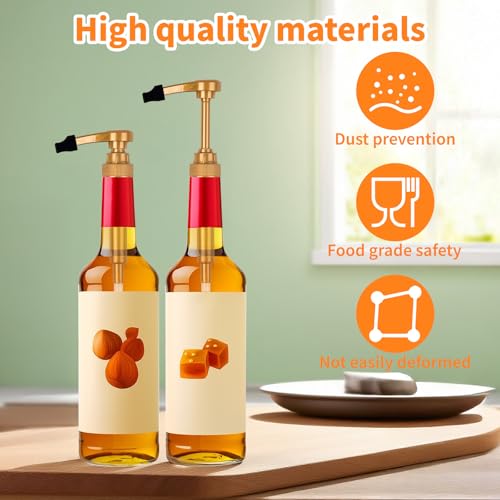 Coffee Syrups Pump Tip Covers - 10 pcs Black Rubber Pourer Cap, Portable Practical Pourer Cap, Reusable Syrups Pump Tip Caps for Coffee, Long Lotion Pumps, Oil & Liquor Bottles (Fits Most Dispensers)4