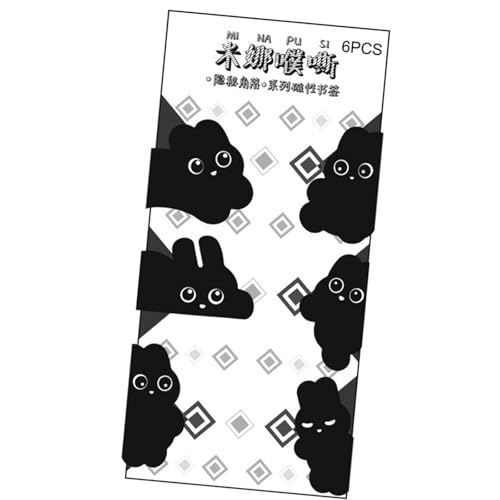 6PCSブックマークアニマルブックページホ??ルダー教師愛好家の大人の学生セットのためのクリップ